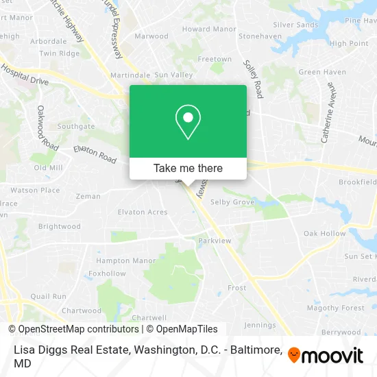 Lisa Diggs Real Estate map