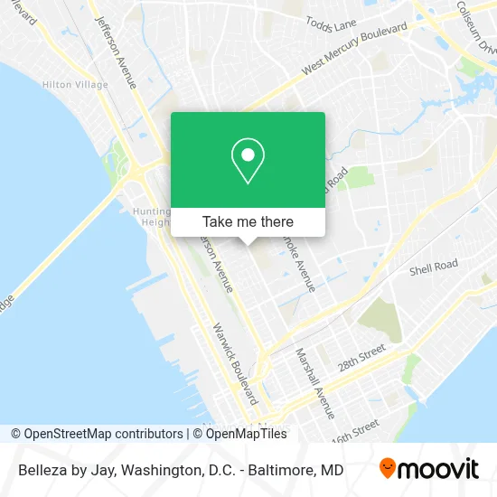 Belleza by Jay map