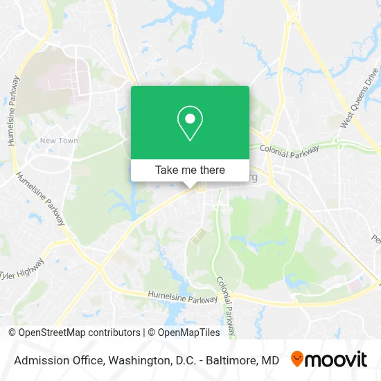 Admission Office map