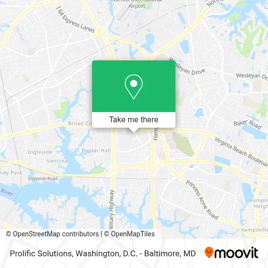 Prolific Solutions map