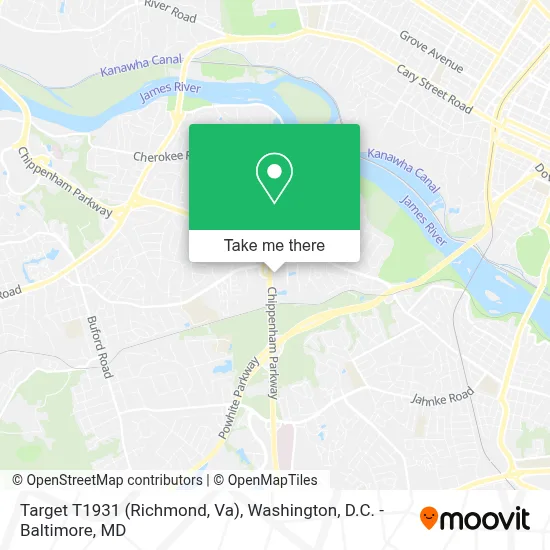 Target T1931 (Richmond, Va) map