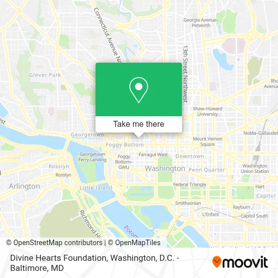 Divine Hearts Foundation map