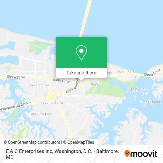 E & C Enterprises Inc map