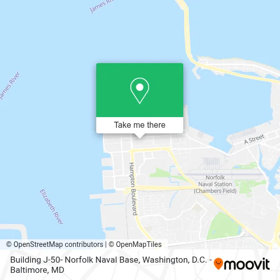 Building J-50- Norfolk Naval Base map