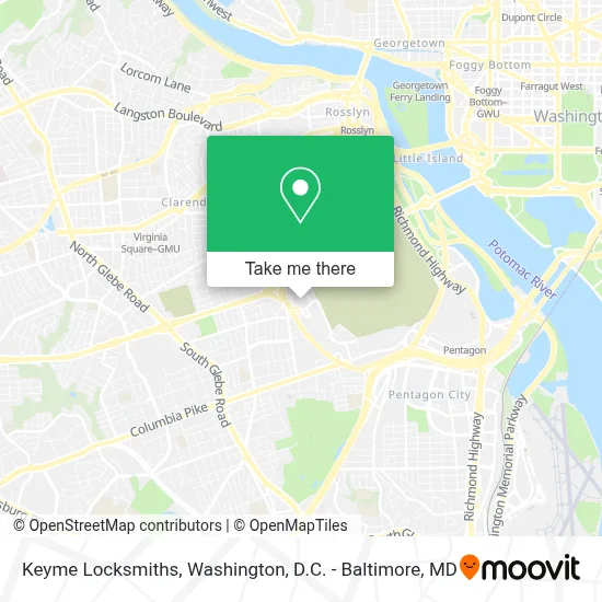 Keyme Locksmiths map