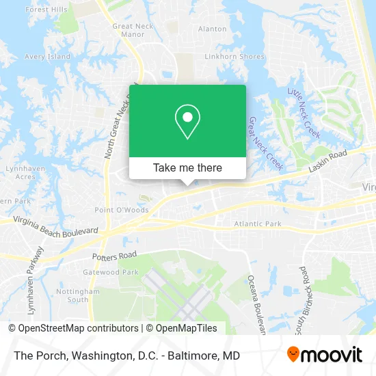 The Porch map