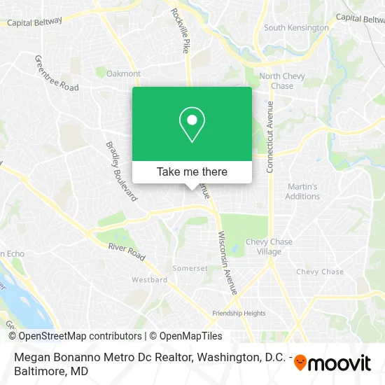 Megan Bonanno Metro Dc Realtor map