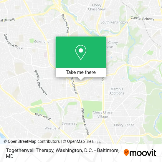 Togetherwell Therapy map