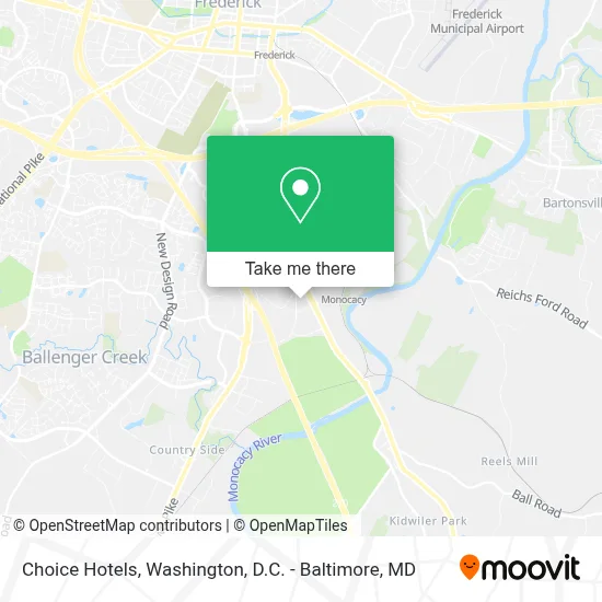 Choice Hotels map