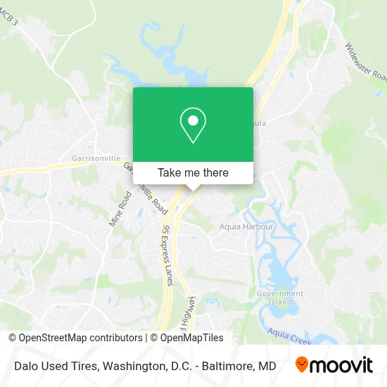 Dalo Used Tires map