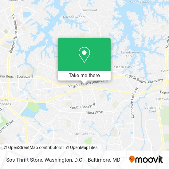 Sos Thrift Store map