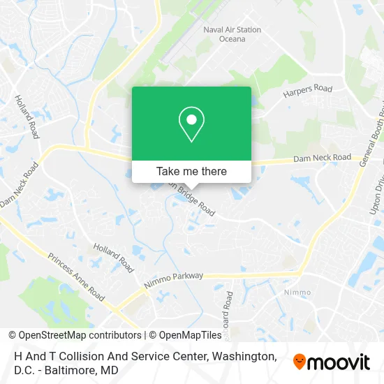 H And T Collision And Service Center map