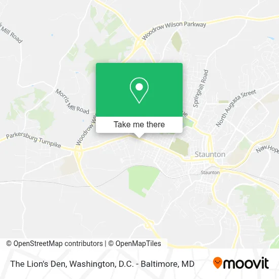 The Lion's Den map
