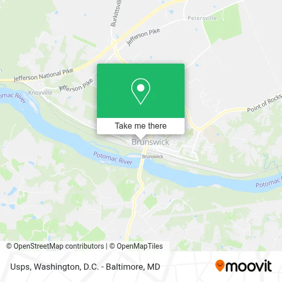 Usps map