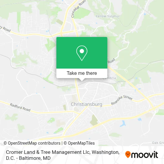 Cromer Land & Tree Management Llc map