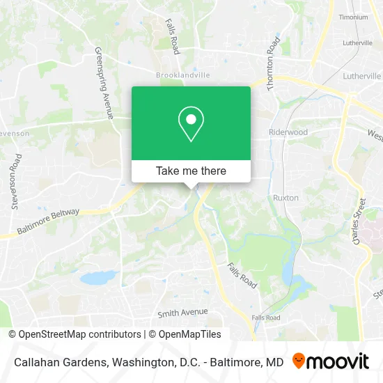 Callahan Gardens map