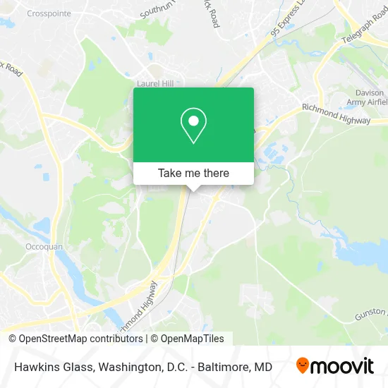 Hawkins Glass map