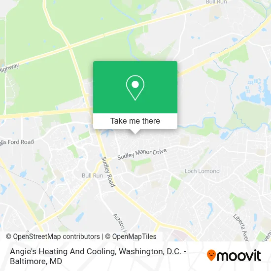 Angie's Heating And Cooling map