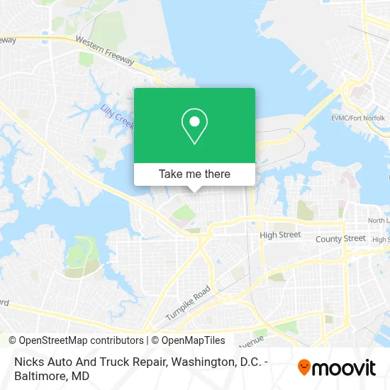 Nicks Auto And Truck Repair map