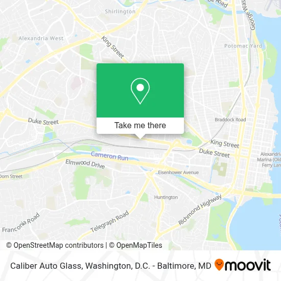 Caliber Auto Glass map