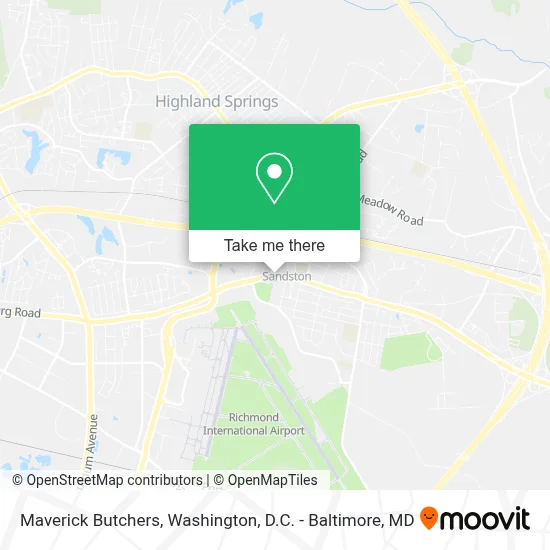 Maverick Butchers map