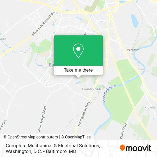 Complete Mechanical & Electrical Solutions map