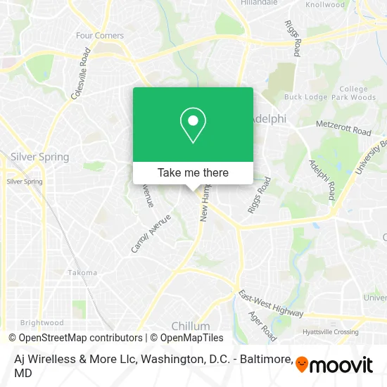 Aj Wirelless & More Llc map