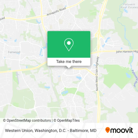 Western Union map