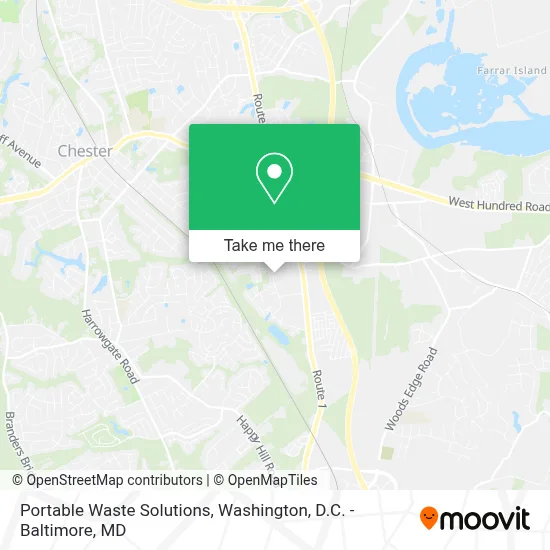 Portable Waste Solutions map