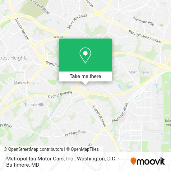 Metropolitan Motor Cars, Inc. map