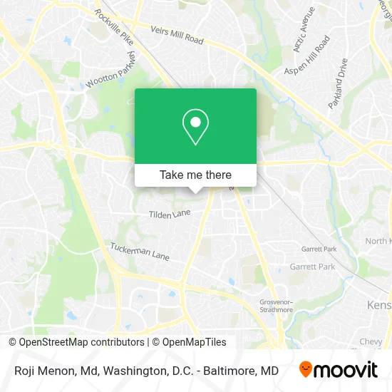 Roji Menon, Md map