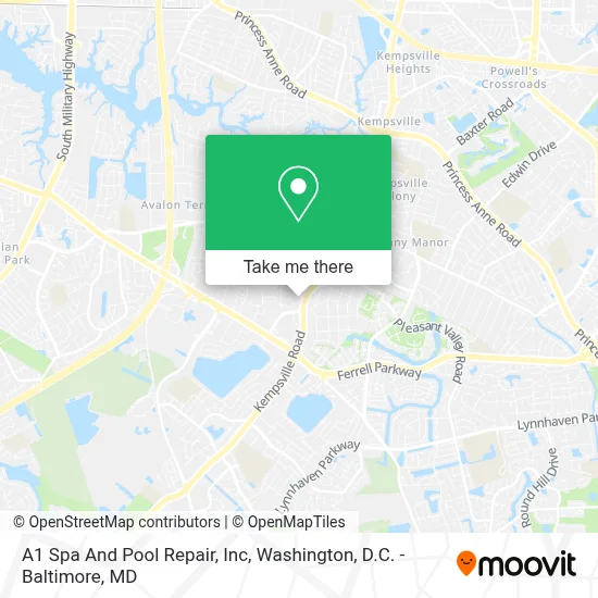 A1 Spa And Pool Repair, Inc map
