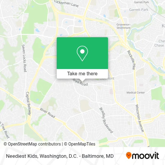 Neediest Kids map
