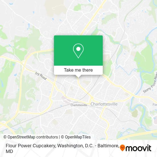 Flour Power Cupcakery map
