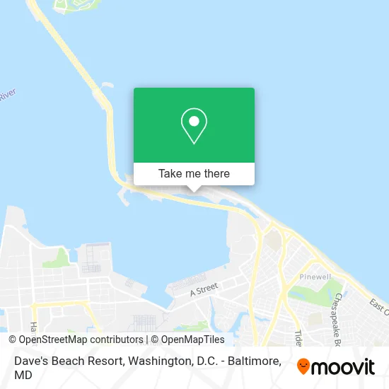 Dave's Beach Resort map