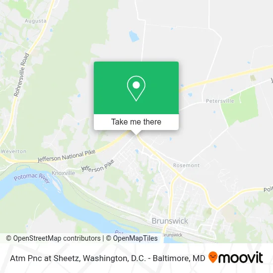 Atm Pnc at Sheetz map
