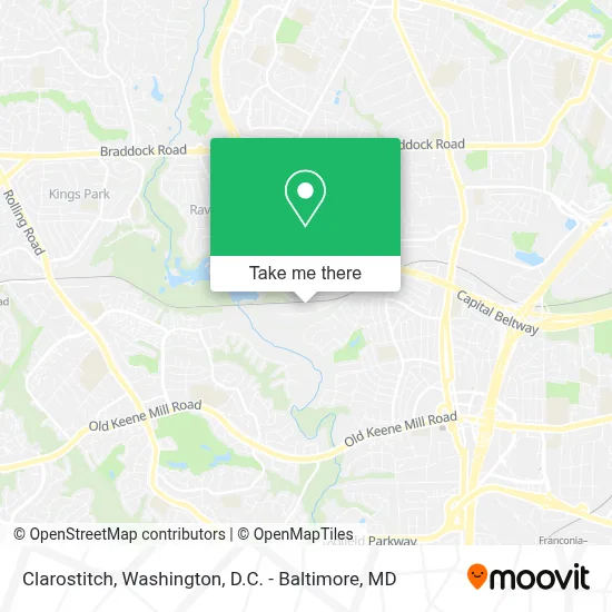 Clarostitch map