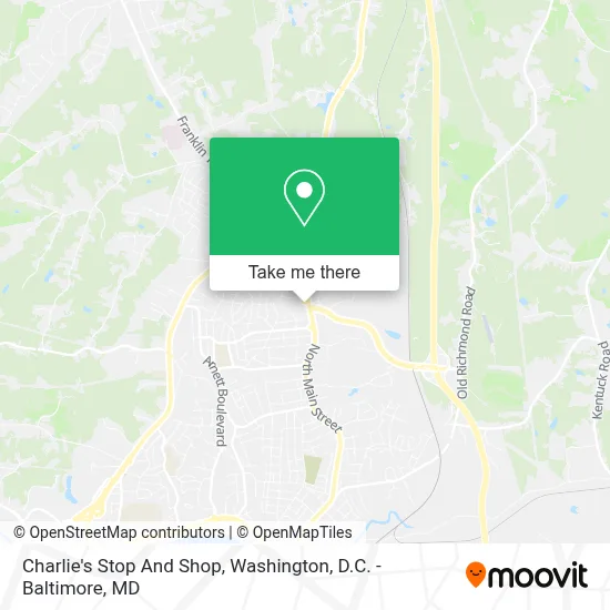 Charlie's Stop And Shop map