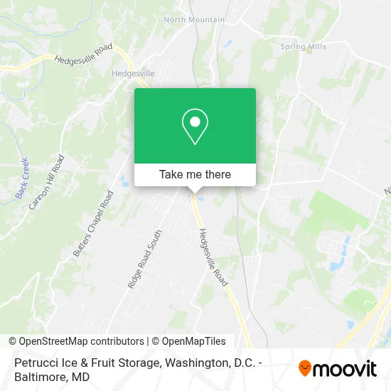 Petrucci Ice & Fruit Storage map