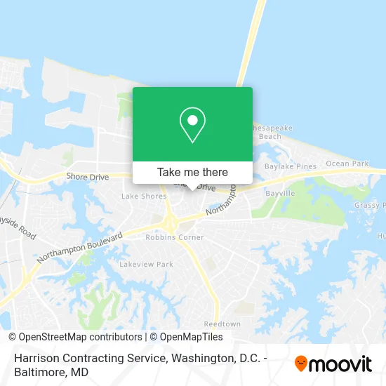 Harrison Contracting Service map