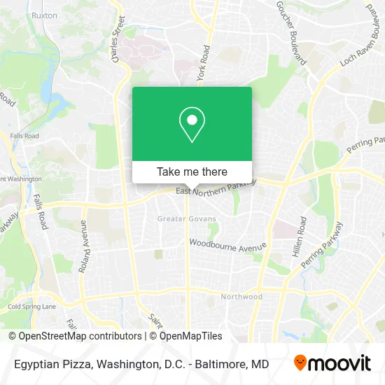 Egyptian Pizza map