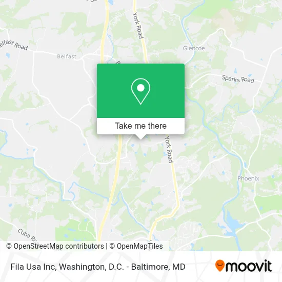 Fila Usa Inc map