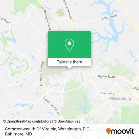 Commonwealth Of Virginia map