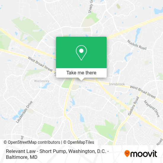 Relevant Law - Short Pump map