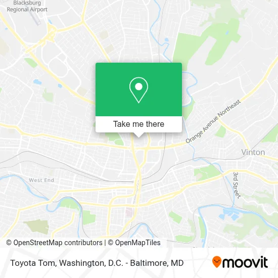 Toyota Tom map