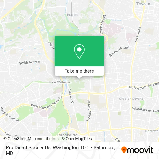 Pro Direct Soccer Us map