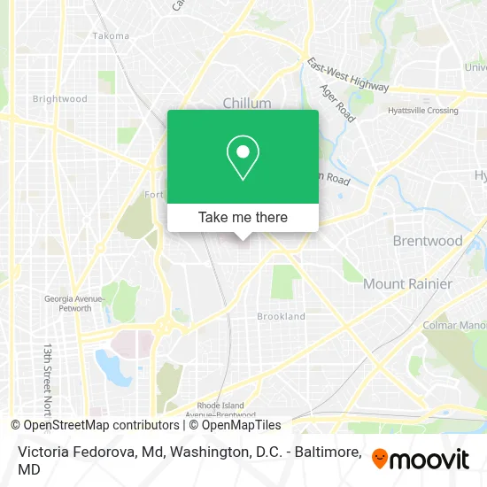 Victoria Fedorova, Md map