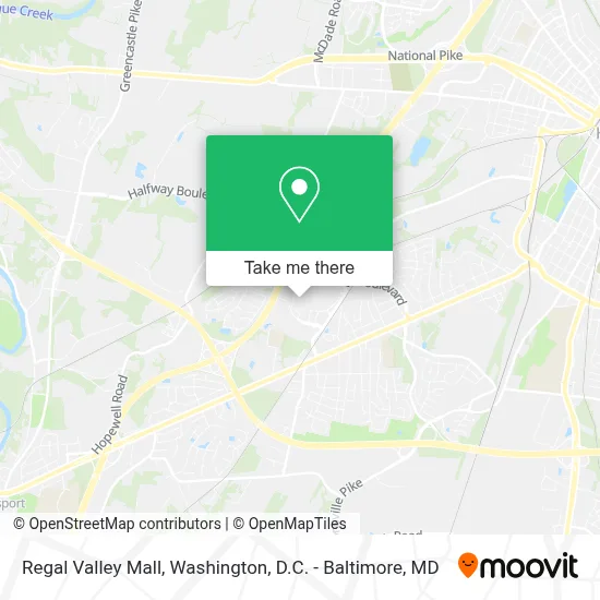 Regal Valley Mall map