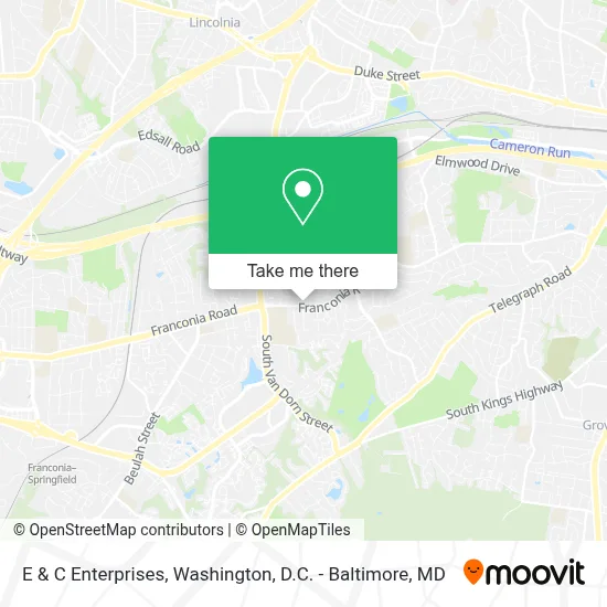 E & C Enterprises map