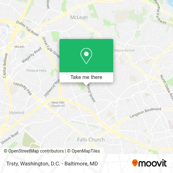 Trsty map